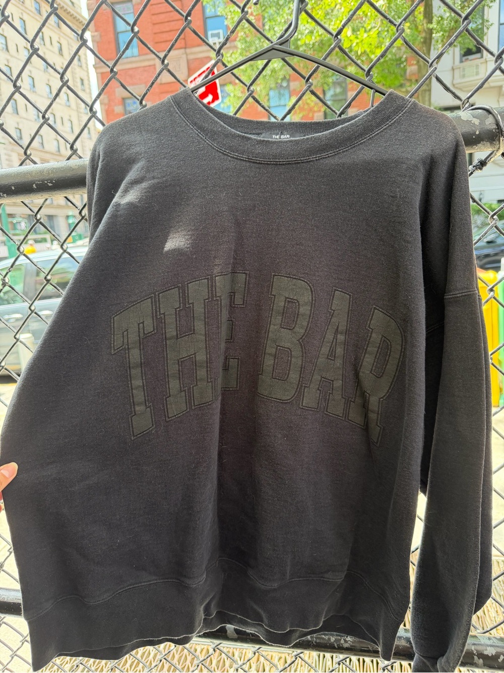 The bar black sweatshirt - Picture 2 of 2